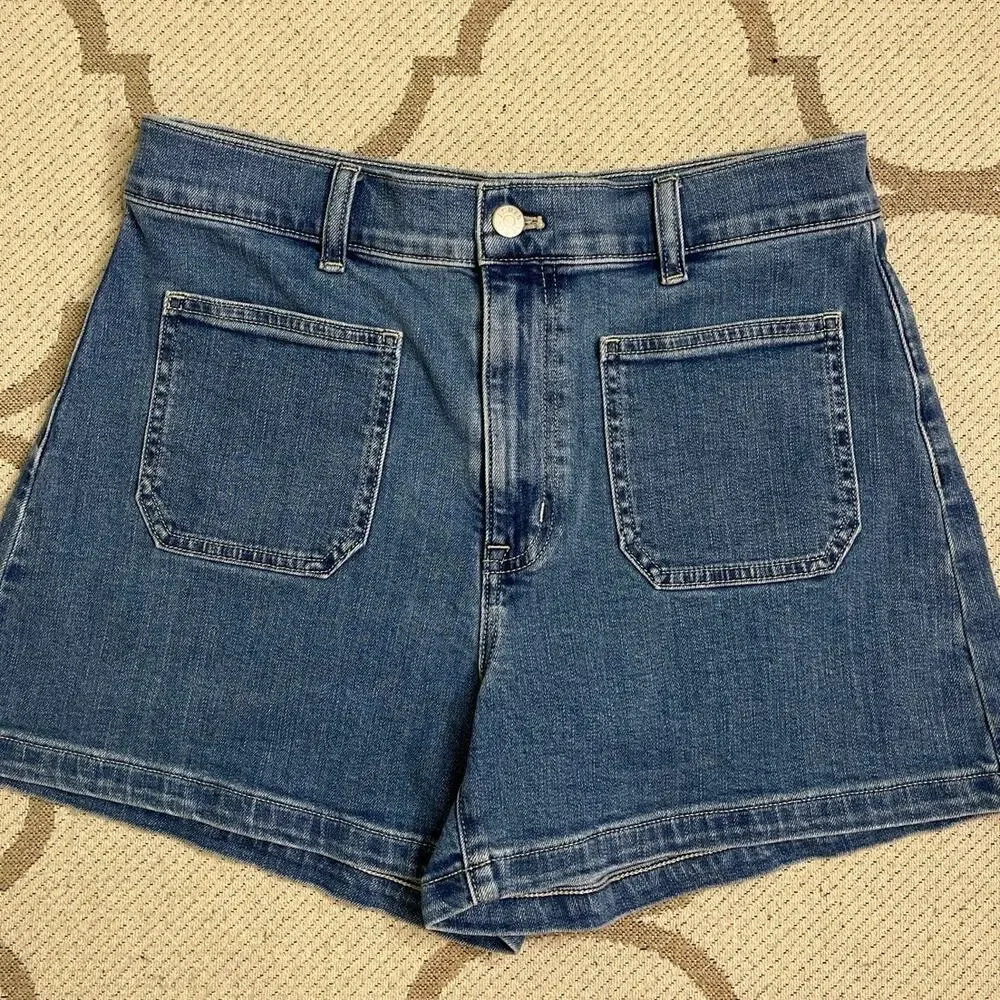 J. Crew Sailor denim short, 4” inseam, size 27, MSRP $98, 
Cg691 - Picture 2 of 11